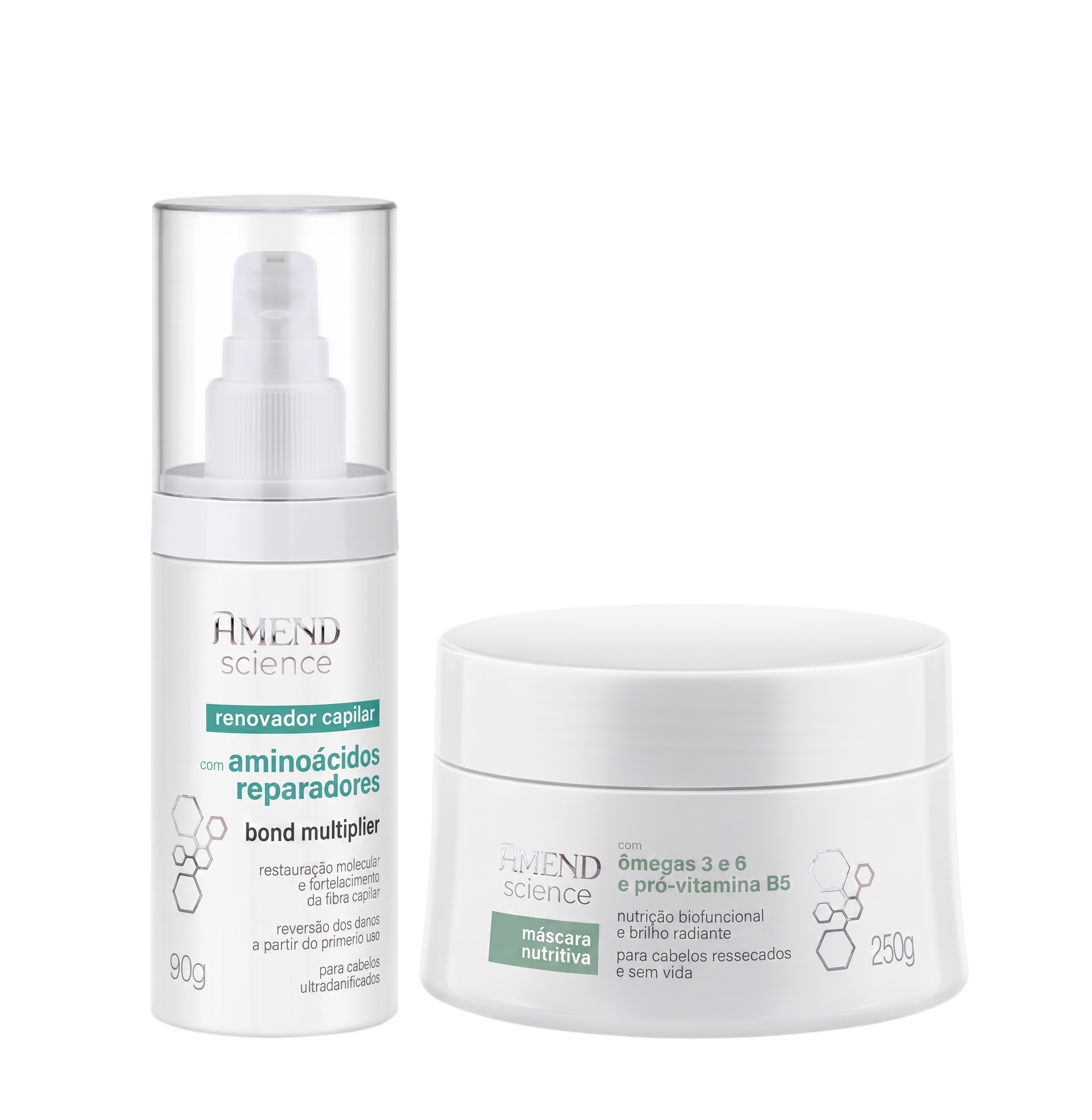 Kit Renovador Capilar + M&aacute;scara Nutritiva | Amend Science